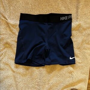 Nike Pro Blue Athletic Shorts